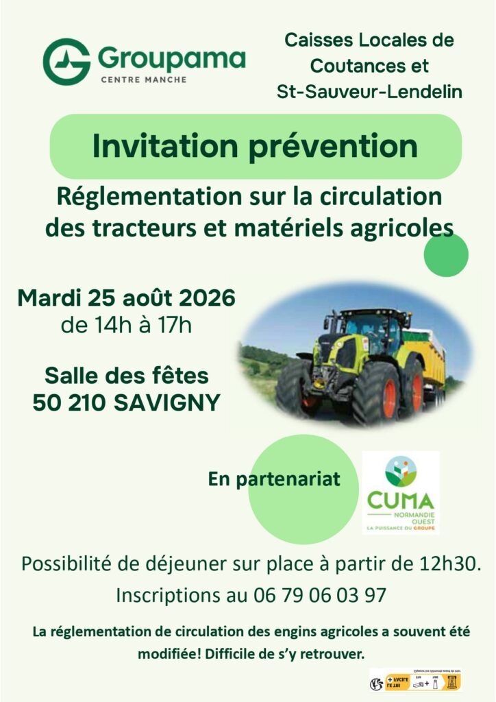 réunion information circulation engins agricoles