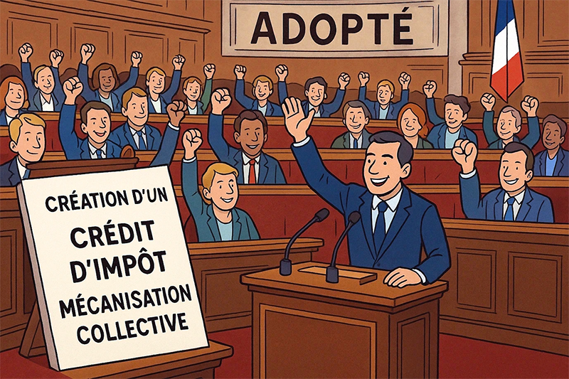 crédit d'impot mécanisation collective